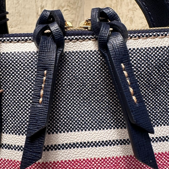 Dooney & Bourke Patriotic Striped Satchel - Picture 3 of 6